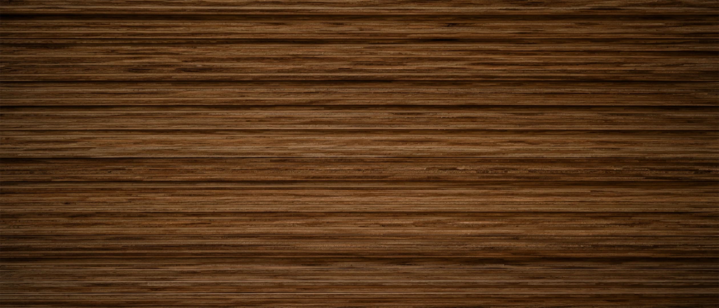 Stacked plywood panel edges